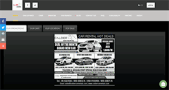 Desktop Screenshot of caldercarrentals.com